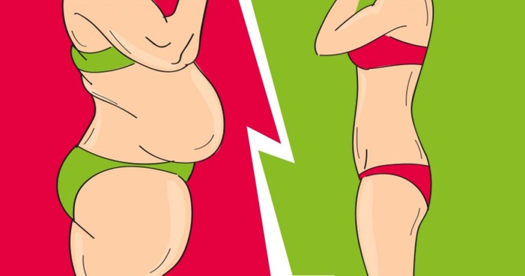 Female weight gain cartoon