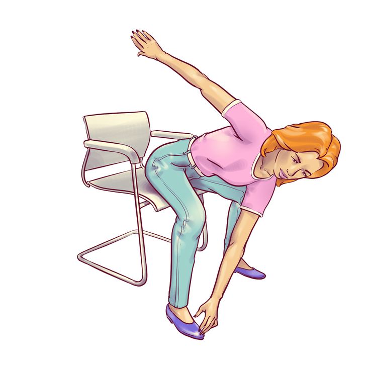 5 Exercises for a Flat Belly That You Can Do Right in a Chair
