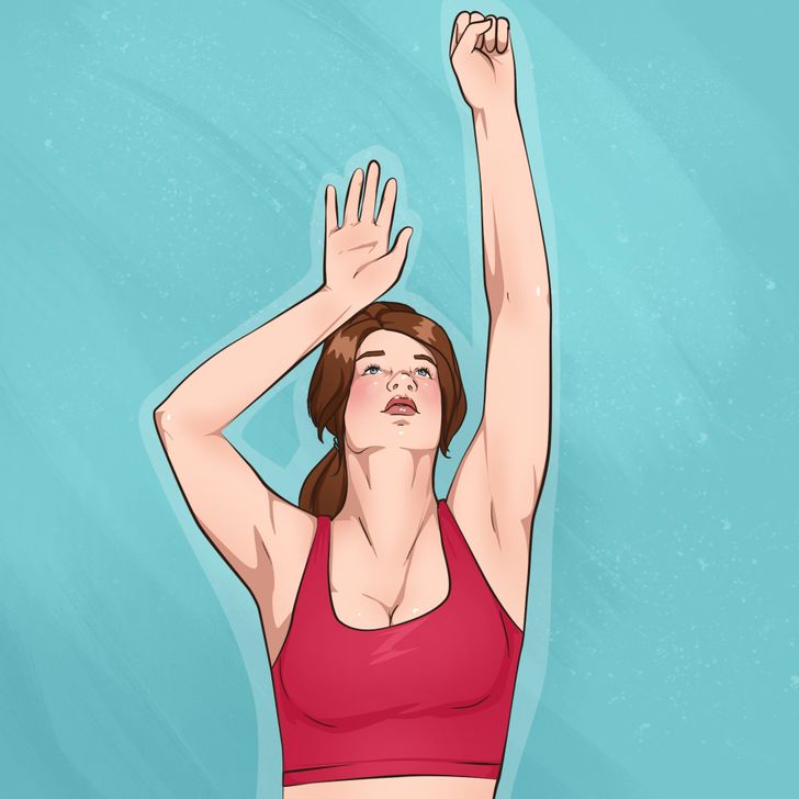 6 Easy Exercises For Beautiful Arms and Tight Breasts