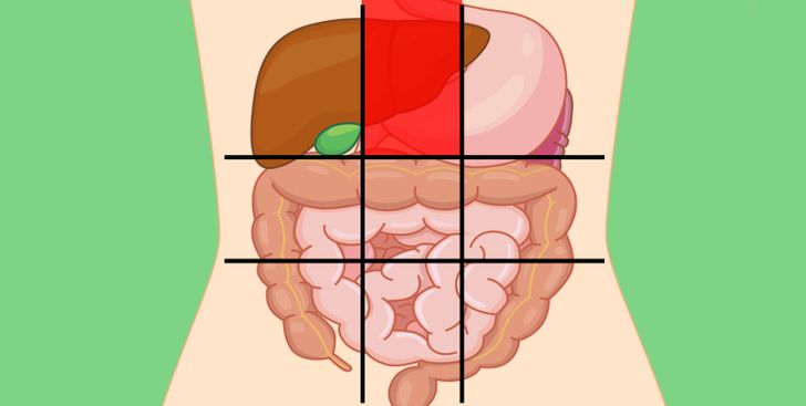 Doctors Share a Belly Map That Reveals What Can Make Your Stomach Hurt