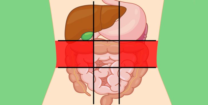 Doctors Share a Belly Map That Reveals What Can Make Your Stomach Hurt