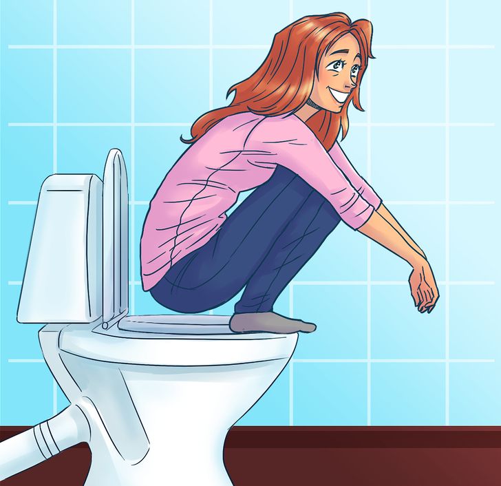What Position We Need to Choose When Sitting on a Toilet